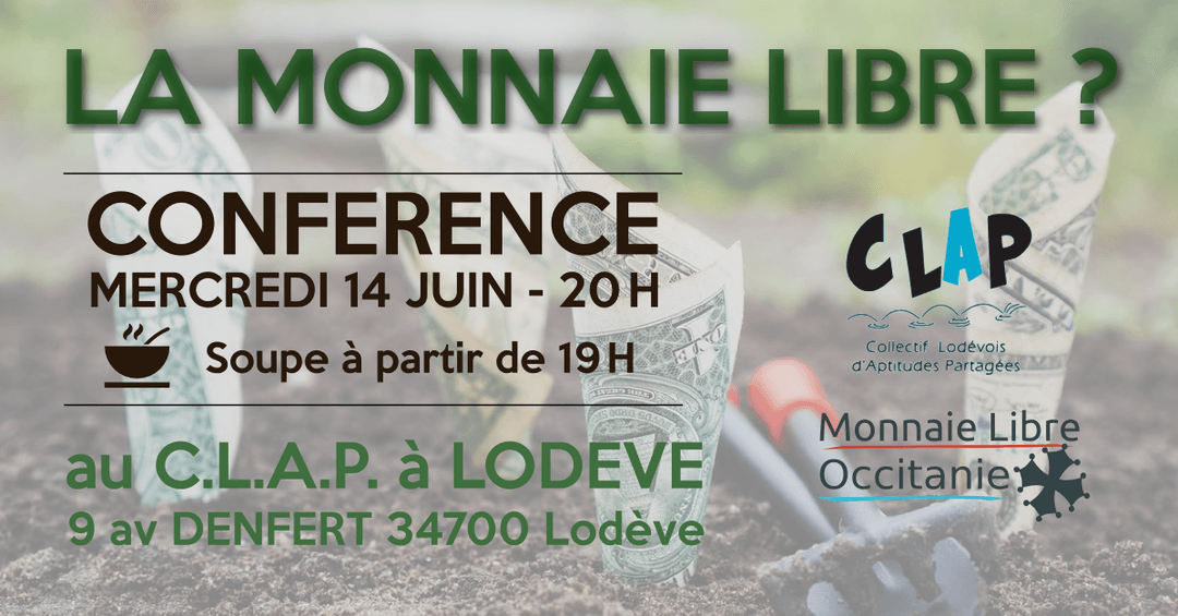 Conférence au C.L.A.P, 9 avenue DENFERT, à Lodève